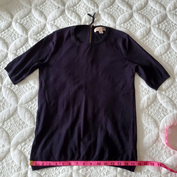 Philosophy Navy Short Sleeved Sweater - Picture 4 of 6